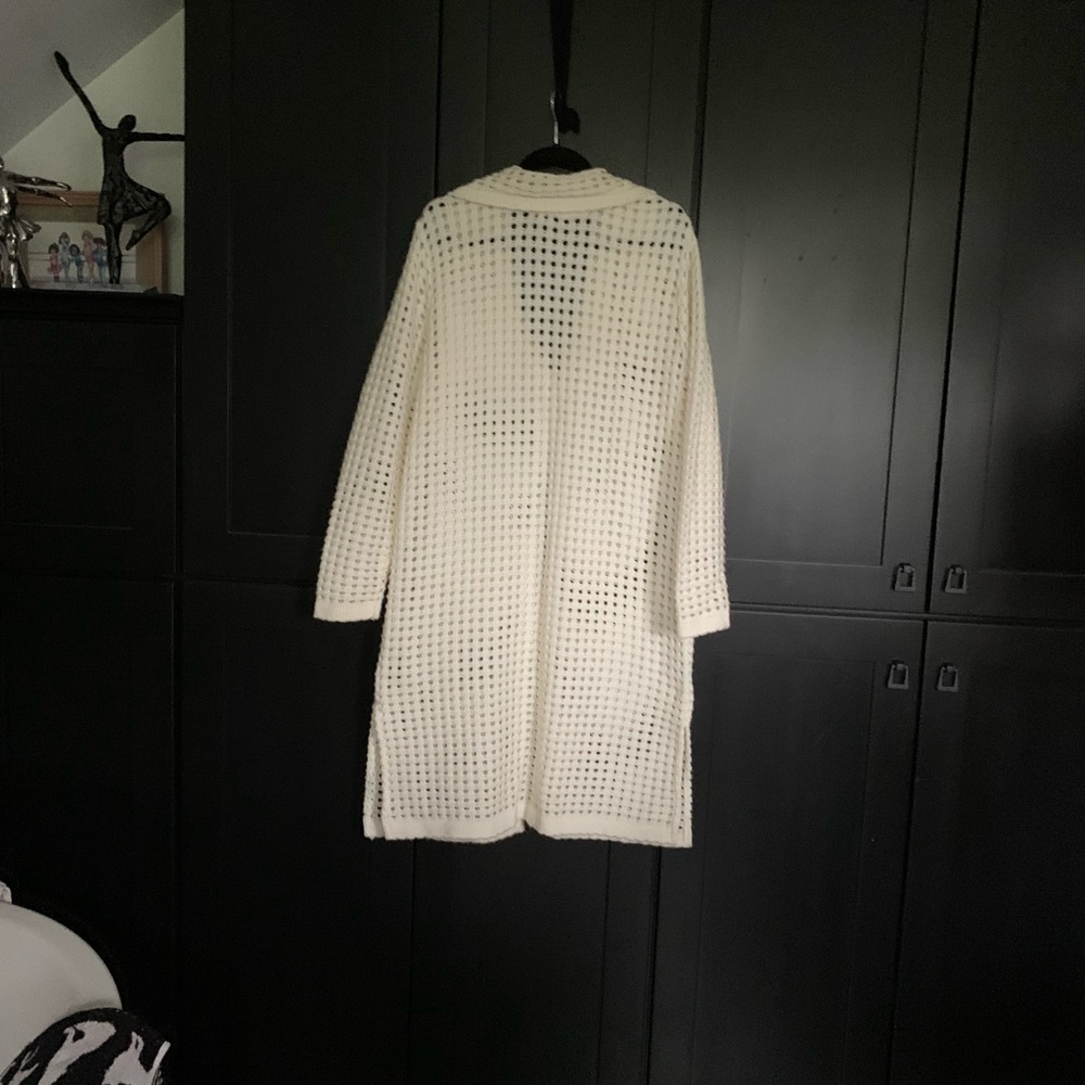 MIDI White Cardigan XL - Picture 2 of 10